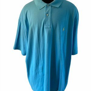 Polo Ralph Lauren Mens Blue Polo Shirt Size 4XB